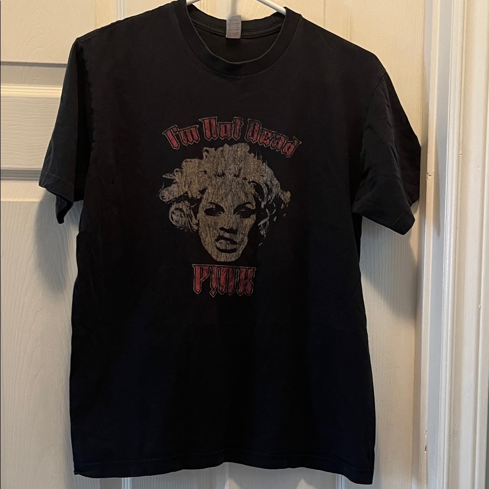 Tultex Black Graphic Short Sleeve Tee